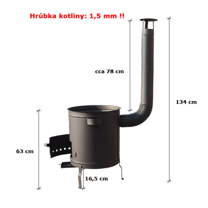 Hrubostenná kovová kotlina