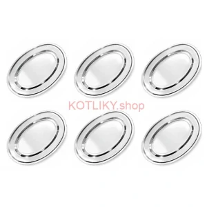 Nerezové podnosy pre catering – set 6 ks (40,5cm) - Servíruj s istotou a štýlom