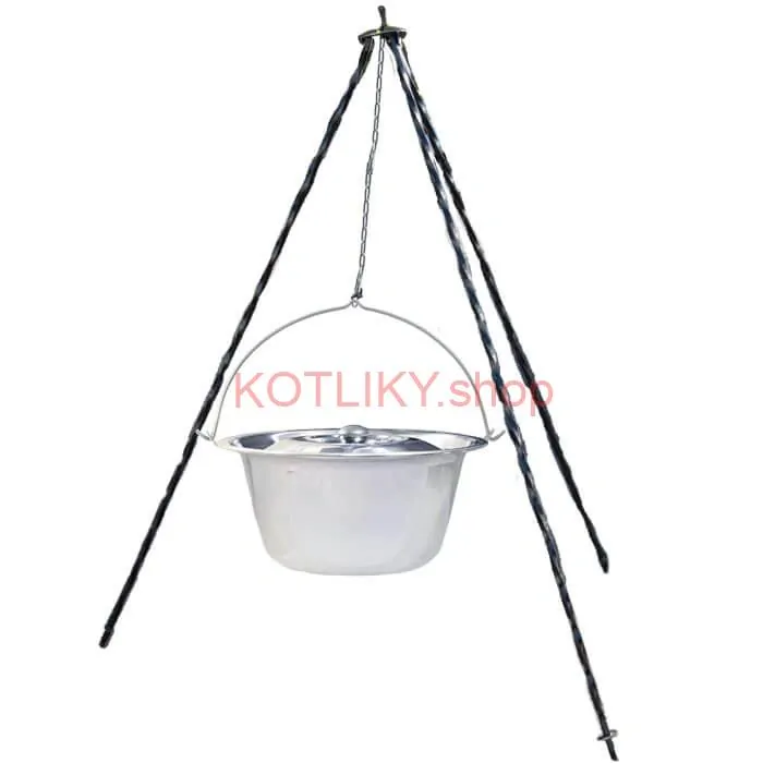 Nerezový kotlík 8 L INOX + pokrievka + stojan CLASSIC